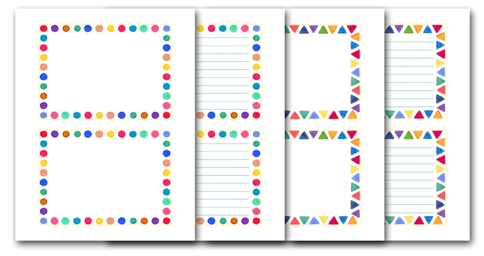 music notes cards free printable