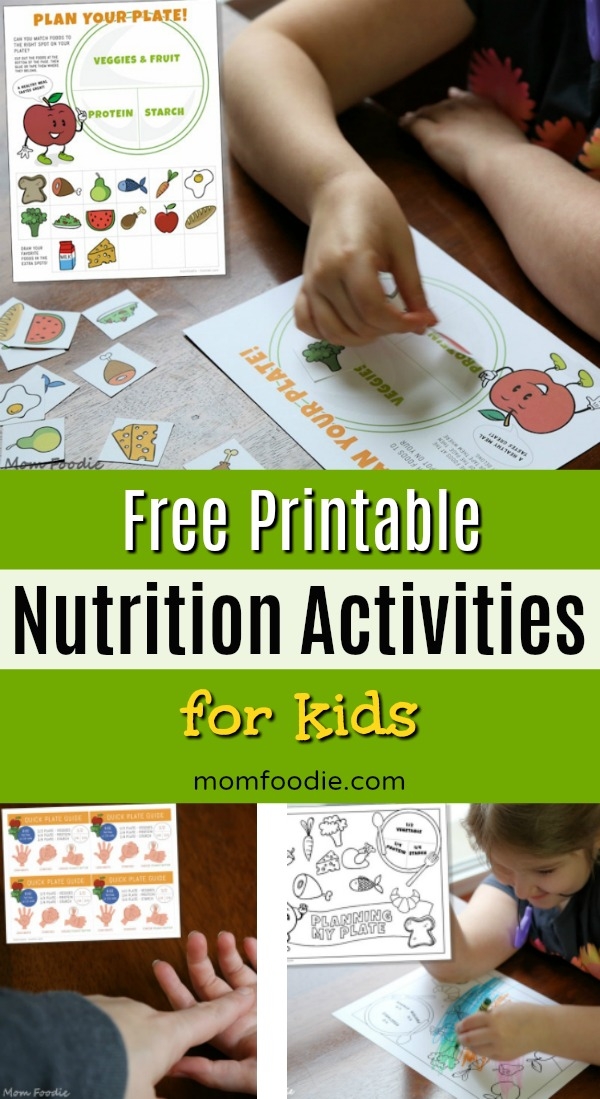 Free Printable Nutrition Activities For Kids 24 7 Moms