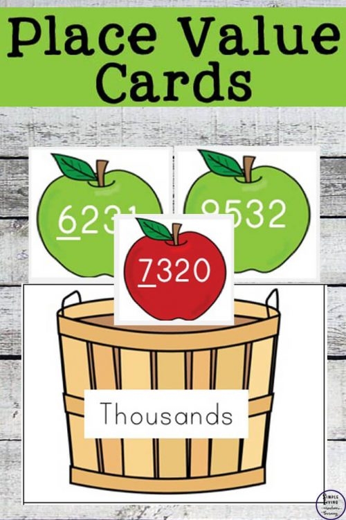 FREE Printable Place Value Cards Simple Living Creative Learning