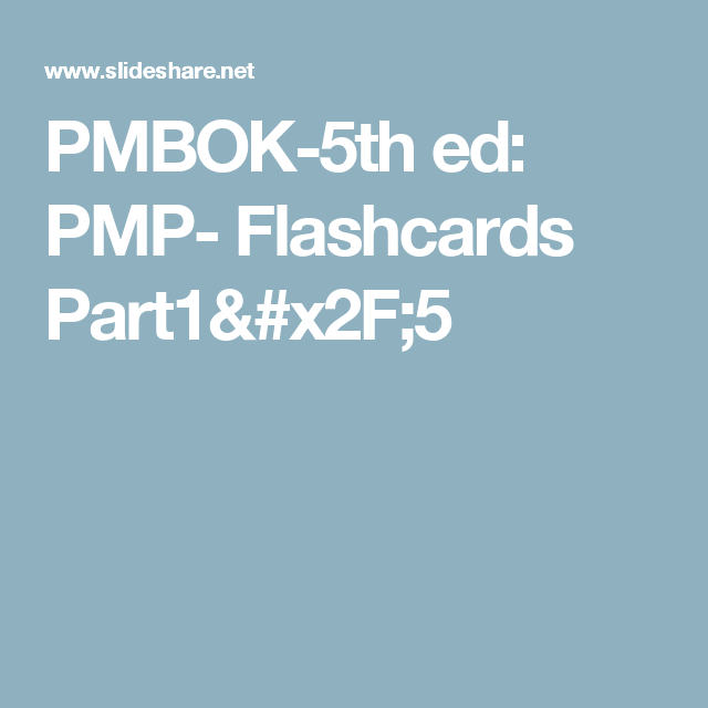 Free Printable Pmp Flash Cards Free Templates Printable
