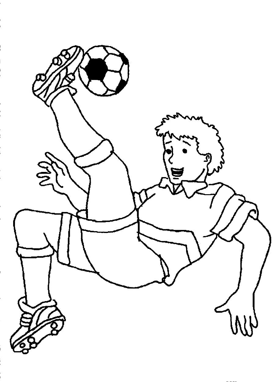 free coloring pages soccer
