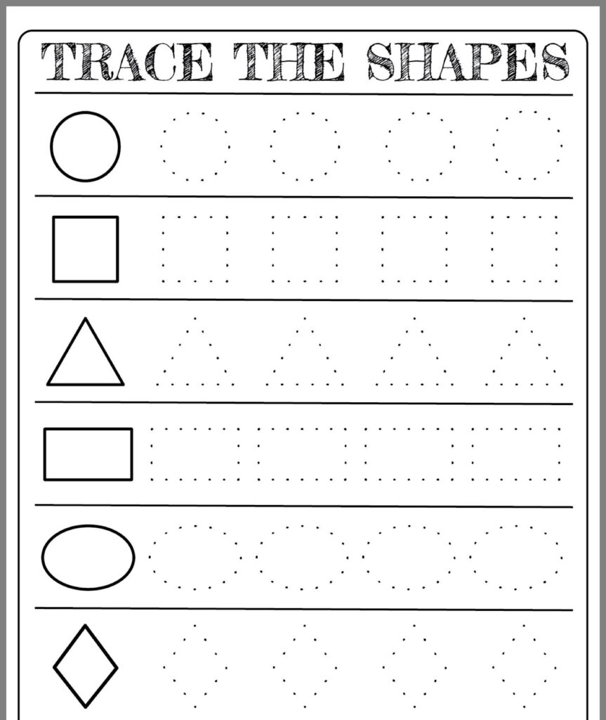 Free Printable Tracing Worksheets Pdf Printable Worksheets