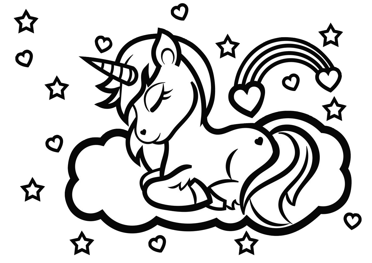free printable unicorn pictures for kids