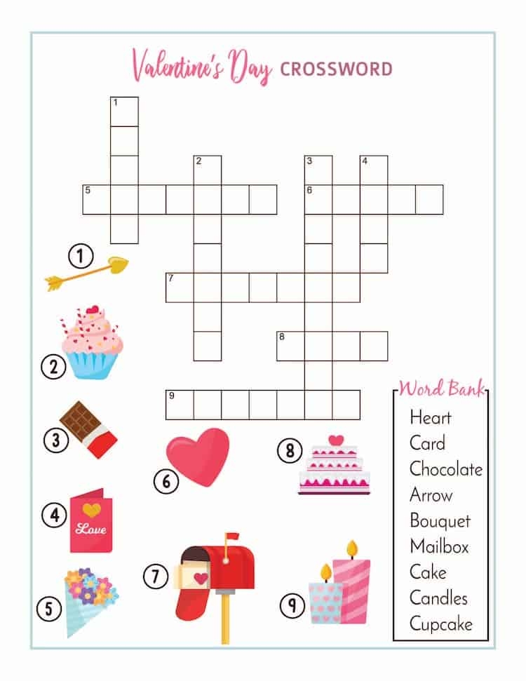 Free Printable Valentine 39 s Games For Kids Saving You Dinero