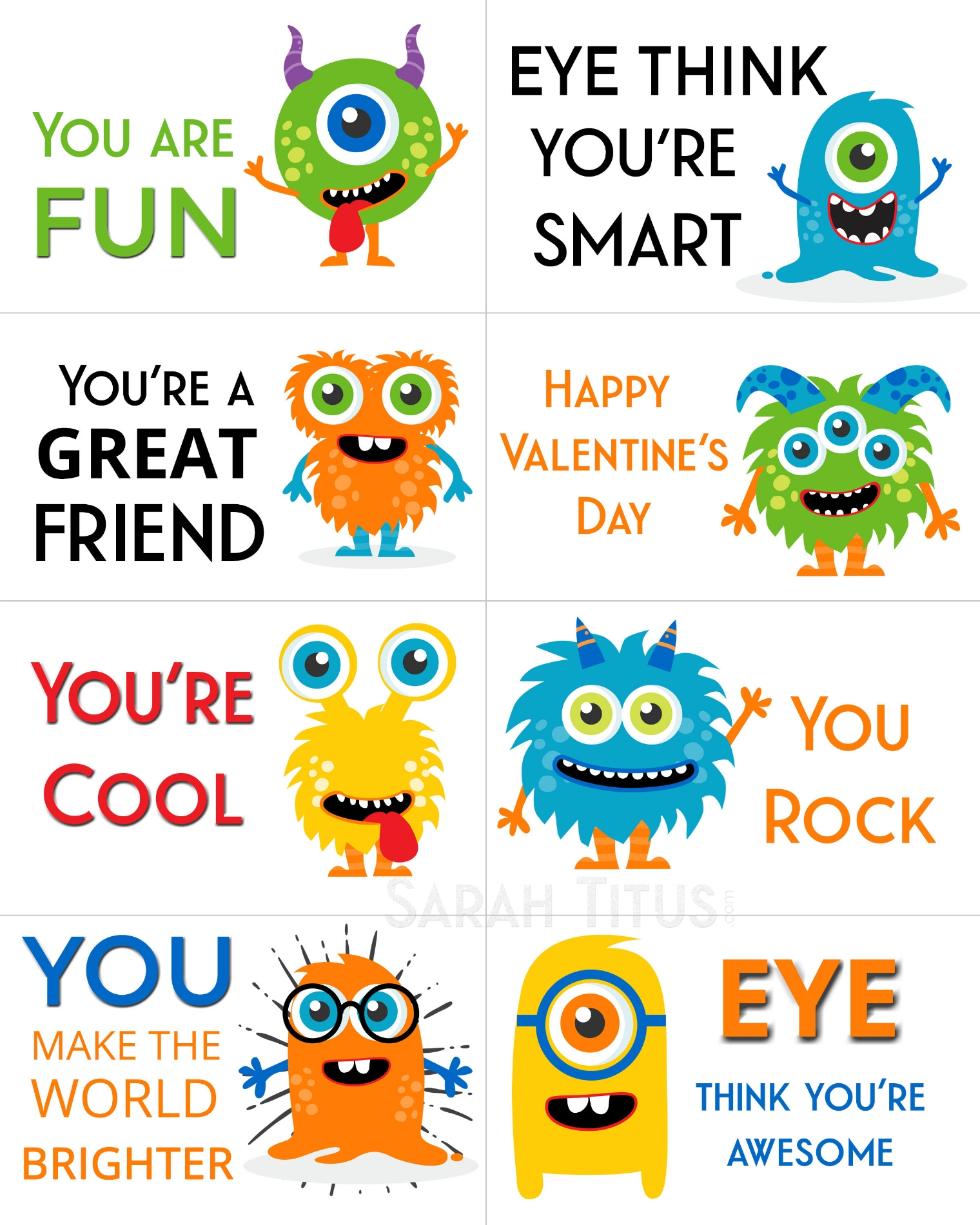 preschool printable valentine cards