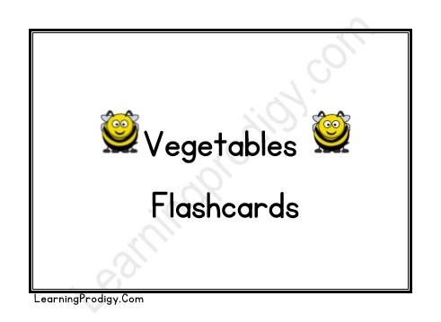 printable vegetable pictures with names