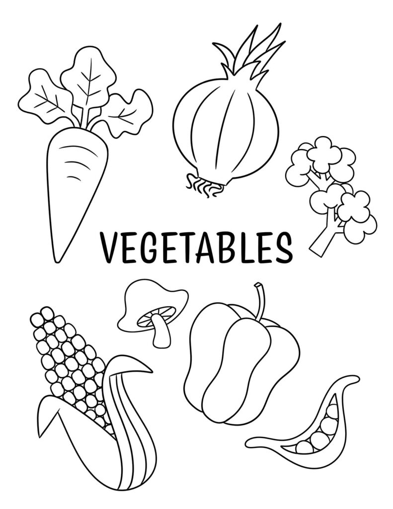 Free Printable Vegetable Pictures Vrogue co