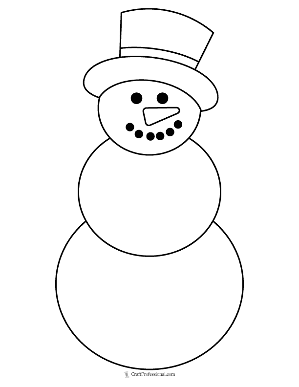 snowman free coloring pages