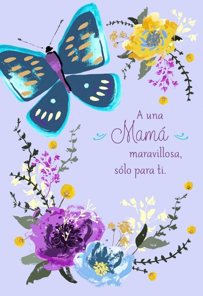 mothers day cards spanish printable