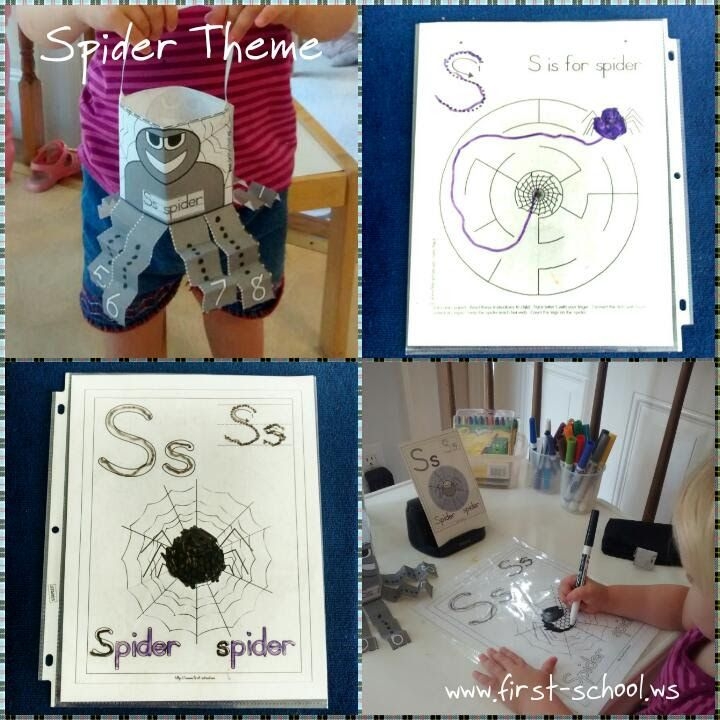 Free Spider Theme Printable Activities And Crafts First School For 