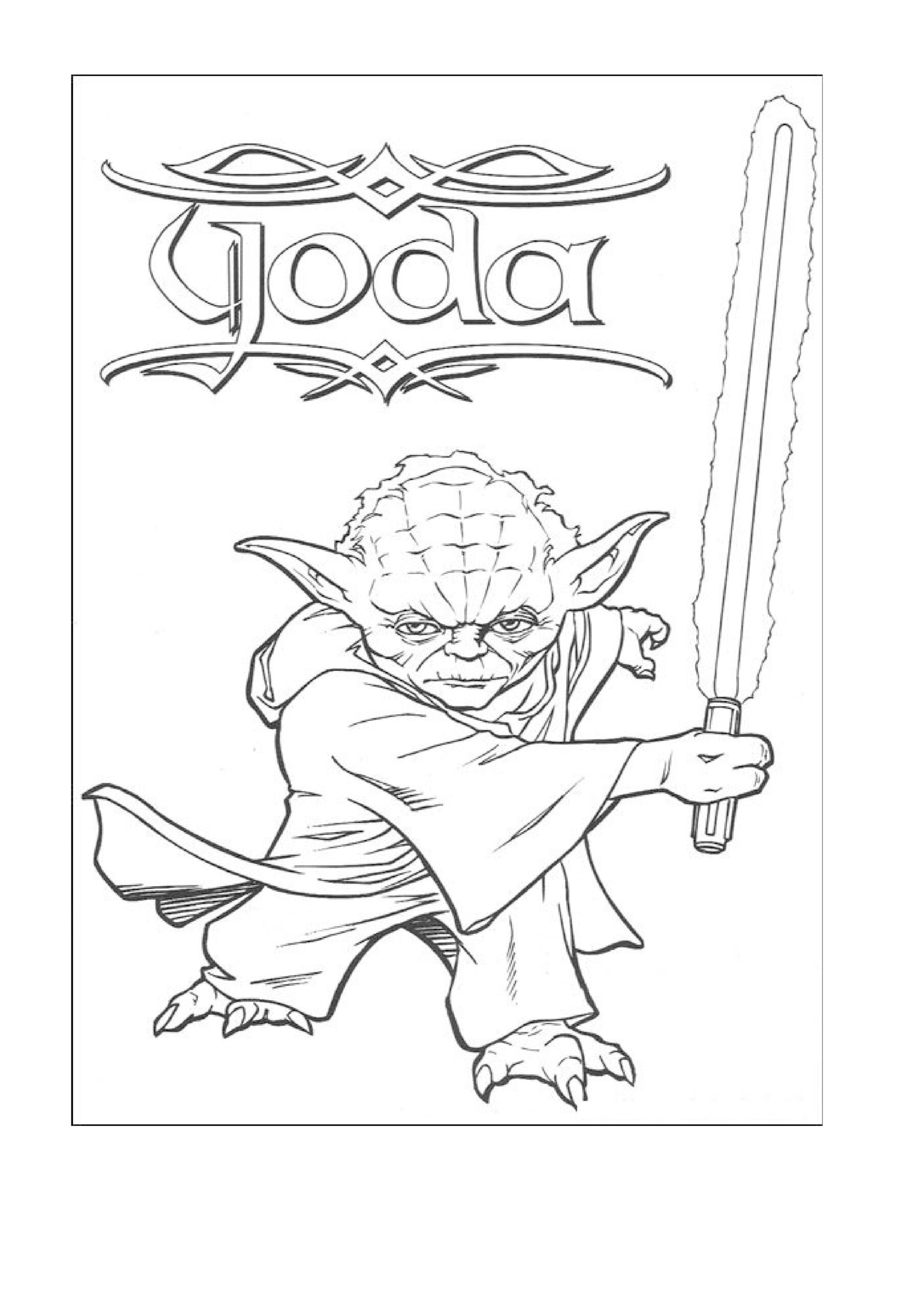 free coloring star wars pages