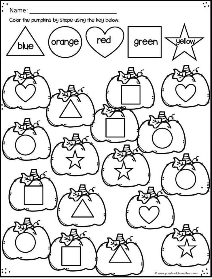 FREE Thanksgiving Worksheets For Preschoolers
