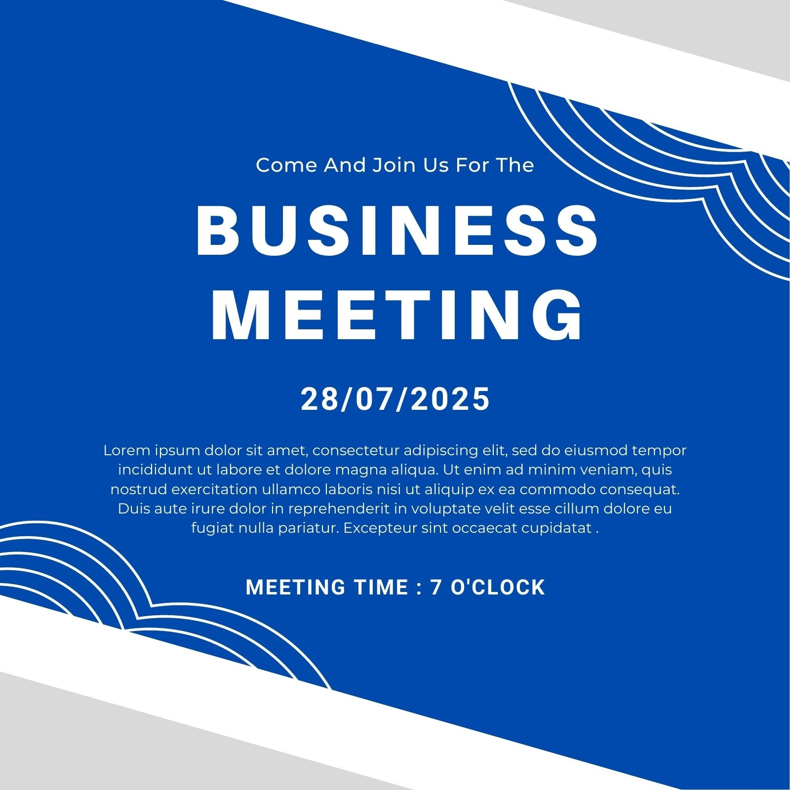 Free To Edit Business Meeting Invitation Templates Canva 48 OFF