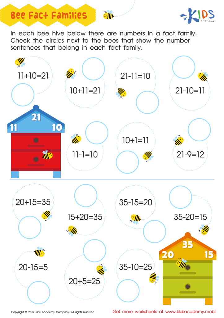 Free Understanding Fact Families Extra Challenge Addition