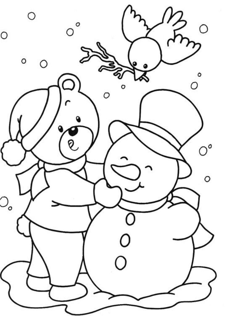 Free Winter Coloring Pages For Kids Printable Coloring Home