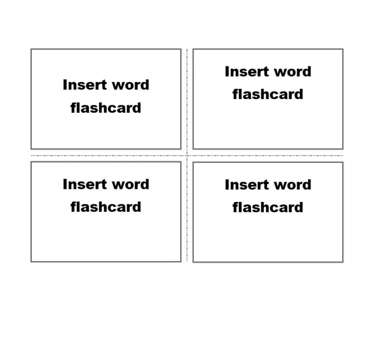 printable blank flash cards with lines