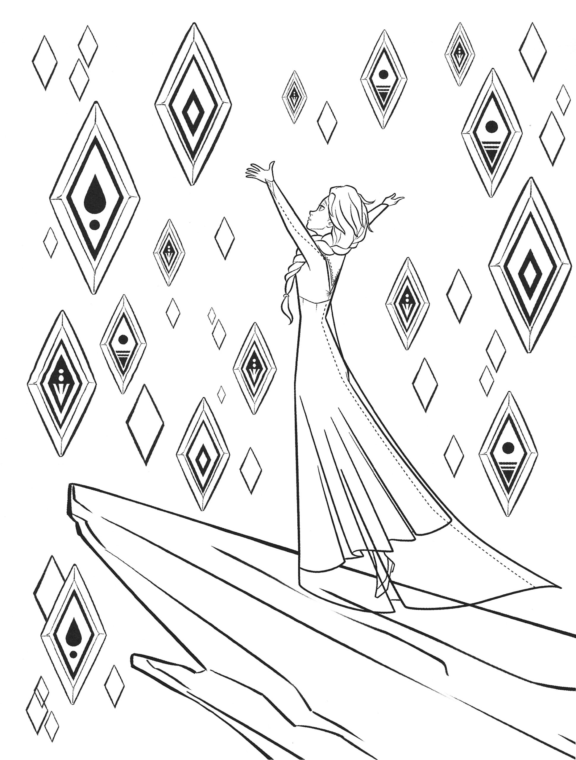 Frozen 2 Coloring Pages