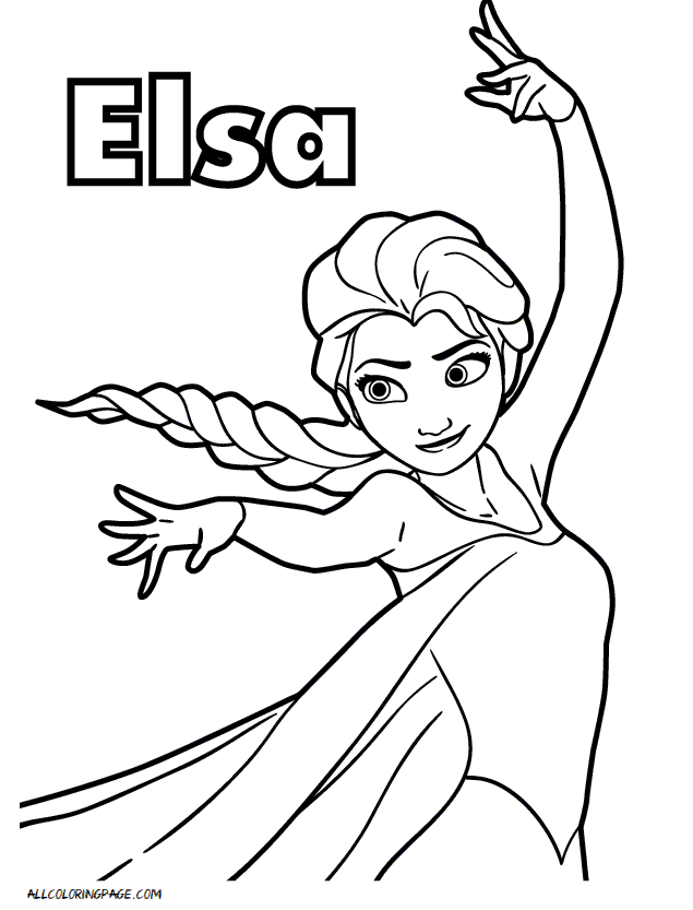 Frozen Coloring Pages Free Printable Coloring Page