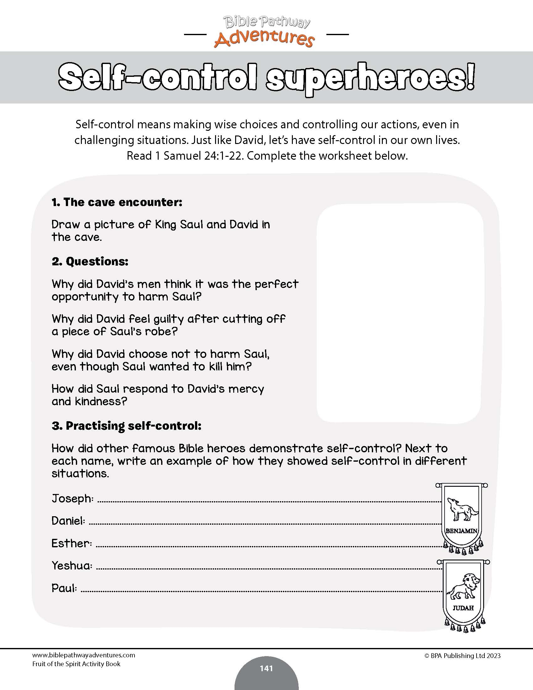 Fruit Of The Spirit Activity Book PDF Worksheets Library