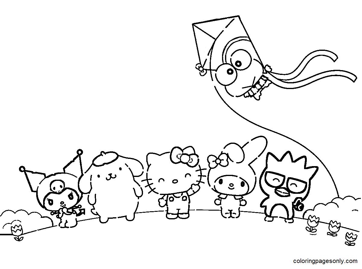 Funny Sanrio Coloring Pages Sanrio Characters Coloring 40 OFF