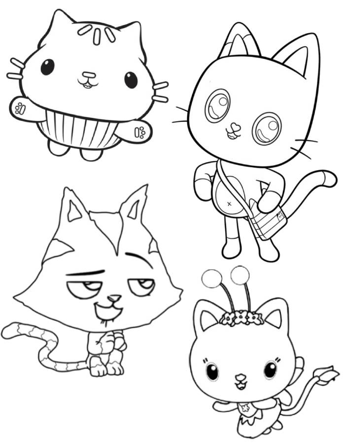 Gabby Coloring Pages