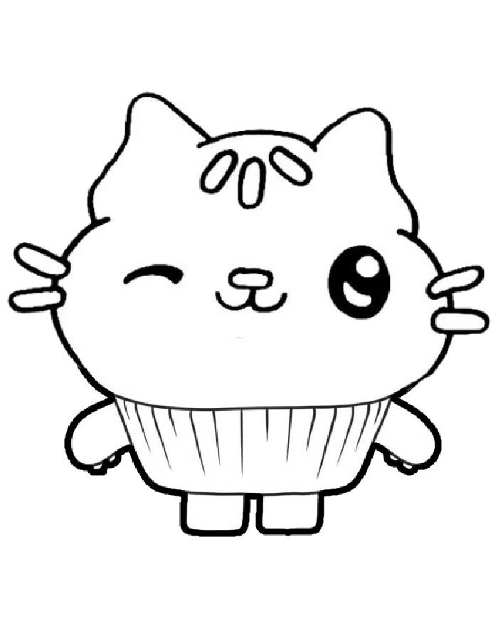 Gabby 39 s Dollhouse Coloring Pages Free Printable PDF 