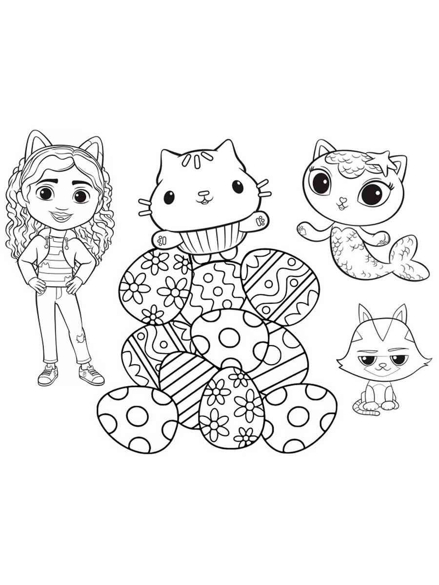 Gabby s Dollhouse 18 Coloring Page