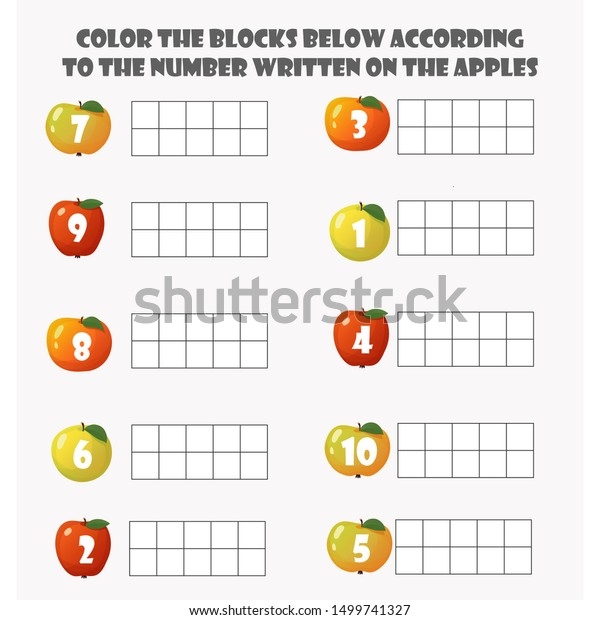 Games Kids Printable Pages Preschool Children Stock Vector Royalty 