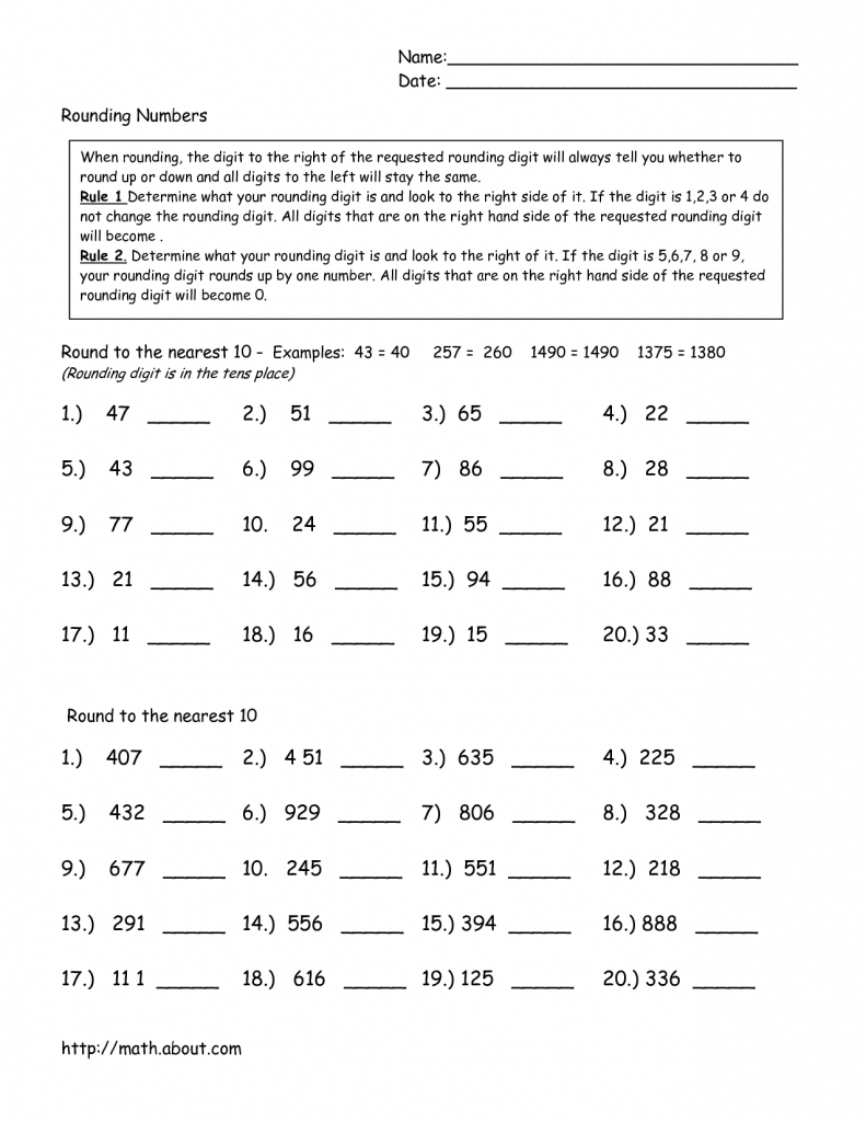 math worksheets for ged test