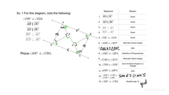 Geometry 16 Proof Practice Worksheets Library