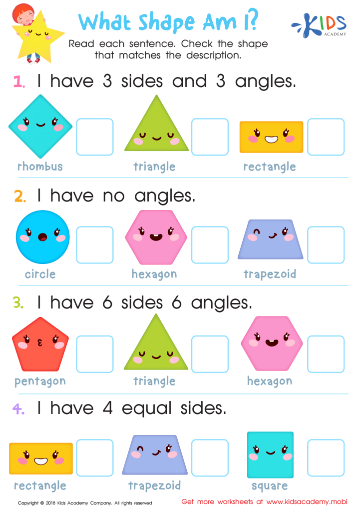 Geometry Worksheets For Students In 1st Grade Worksheets Library