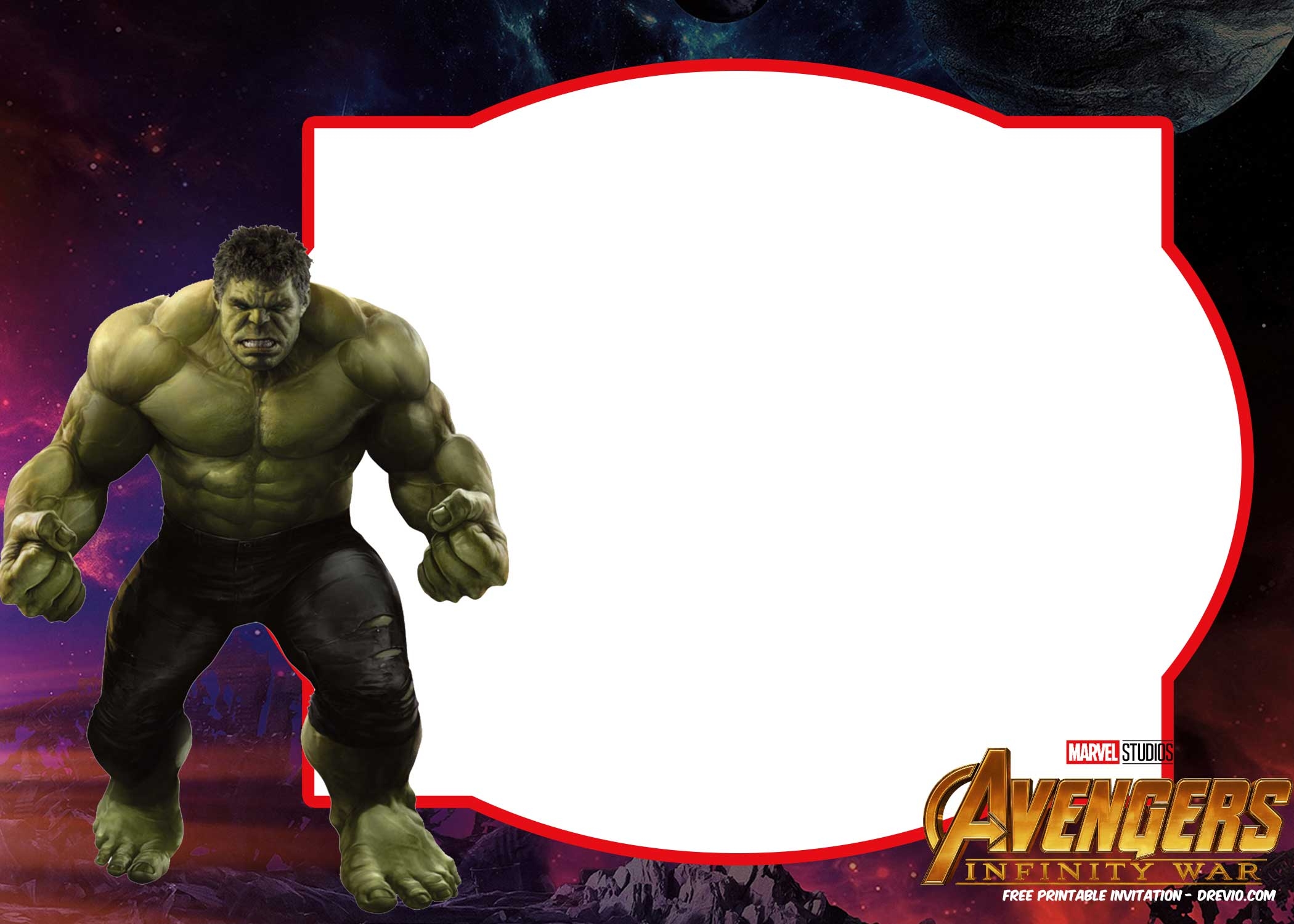 Get Avengers Party Invitations Printable Free Gif US Invitation Template