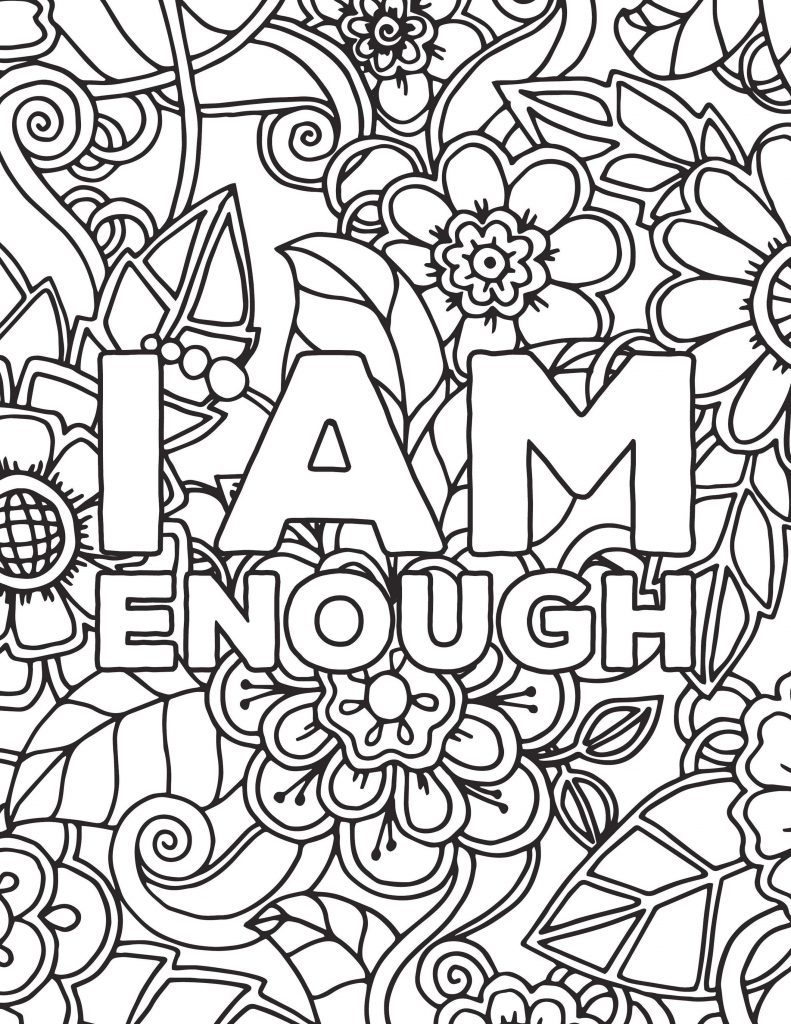 printable coloring pages quotes