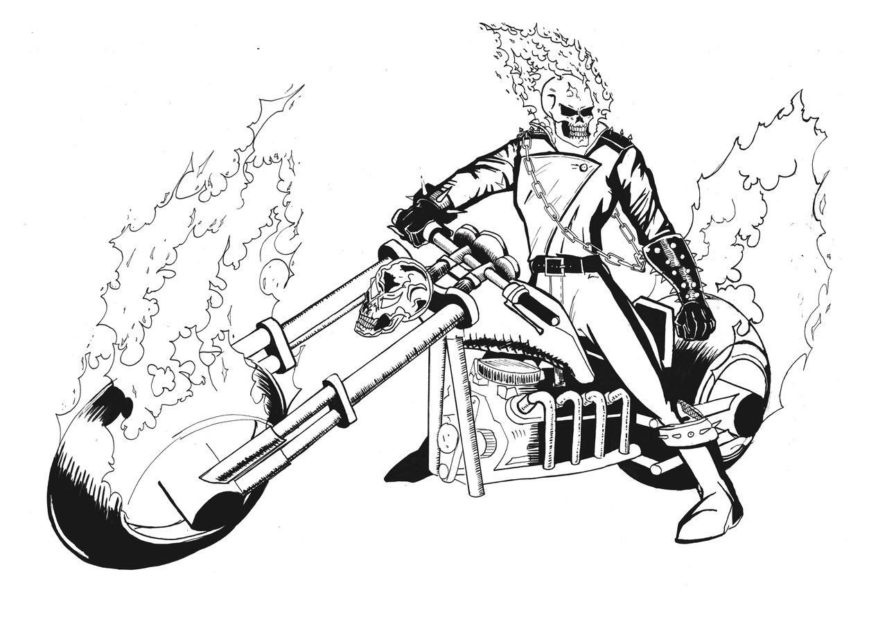 Coloring Page Of A Ghost