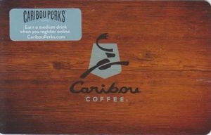 Gift Card CaribouPerKs Caribou United States Of America Caribou Col 