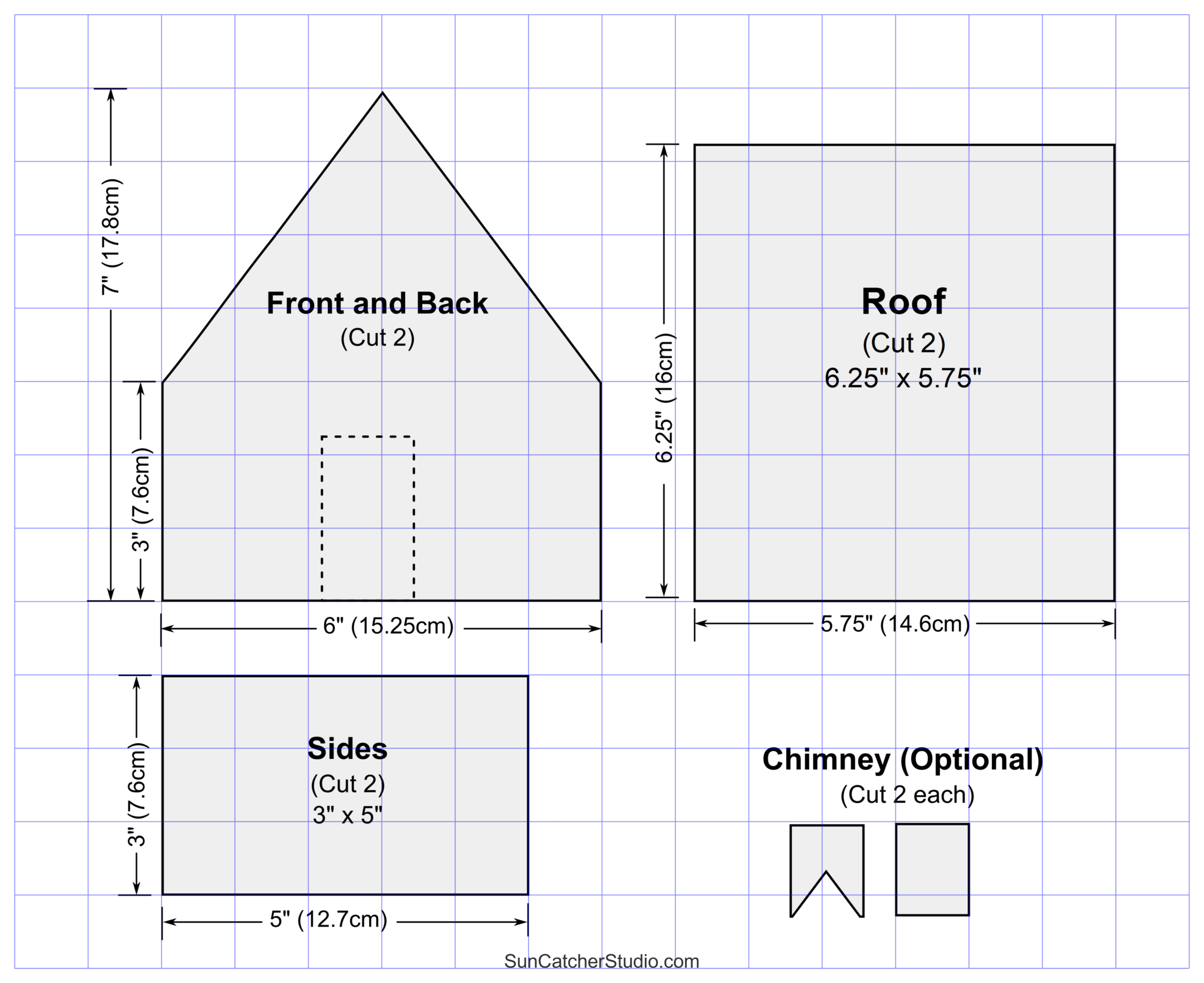 gingerbread house templates printable free