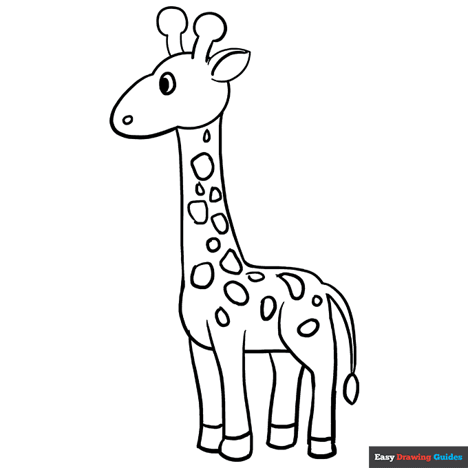 Giraffe Coloring Page