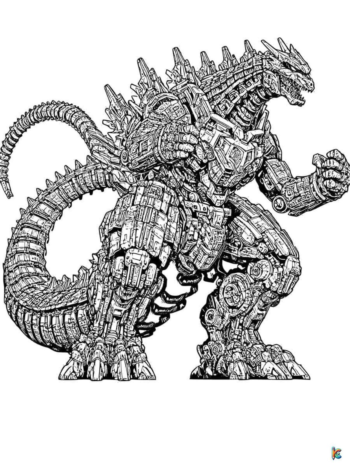 Godzilla Printable Coloring Pages