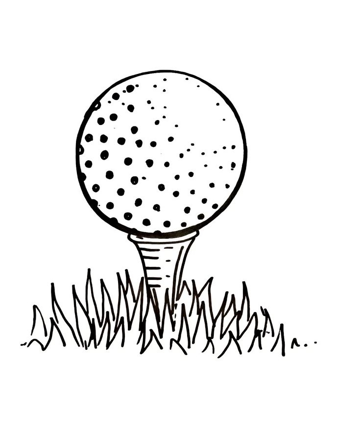 Golf Coloring Pages