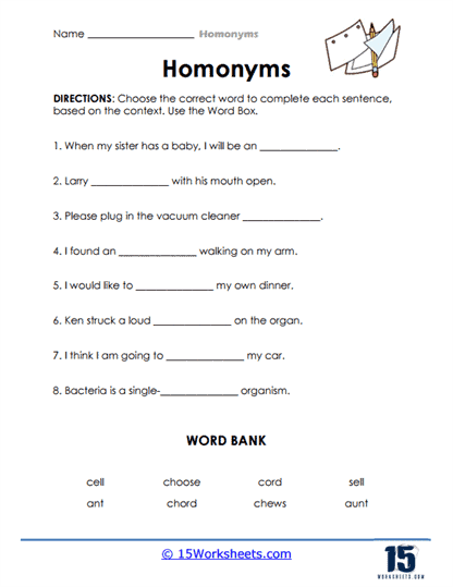 Grade 3 Homophones Worksheet PDF Worksheets Library