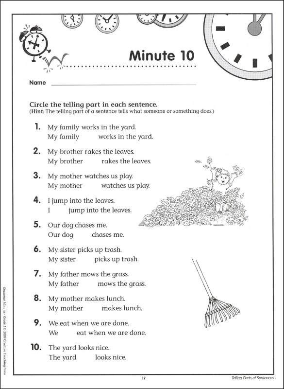 Grammar For 6th Graders Worksheets
