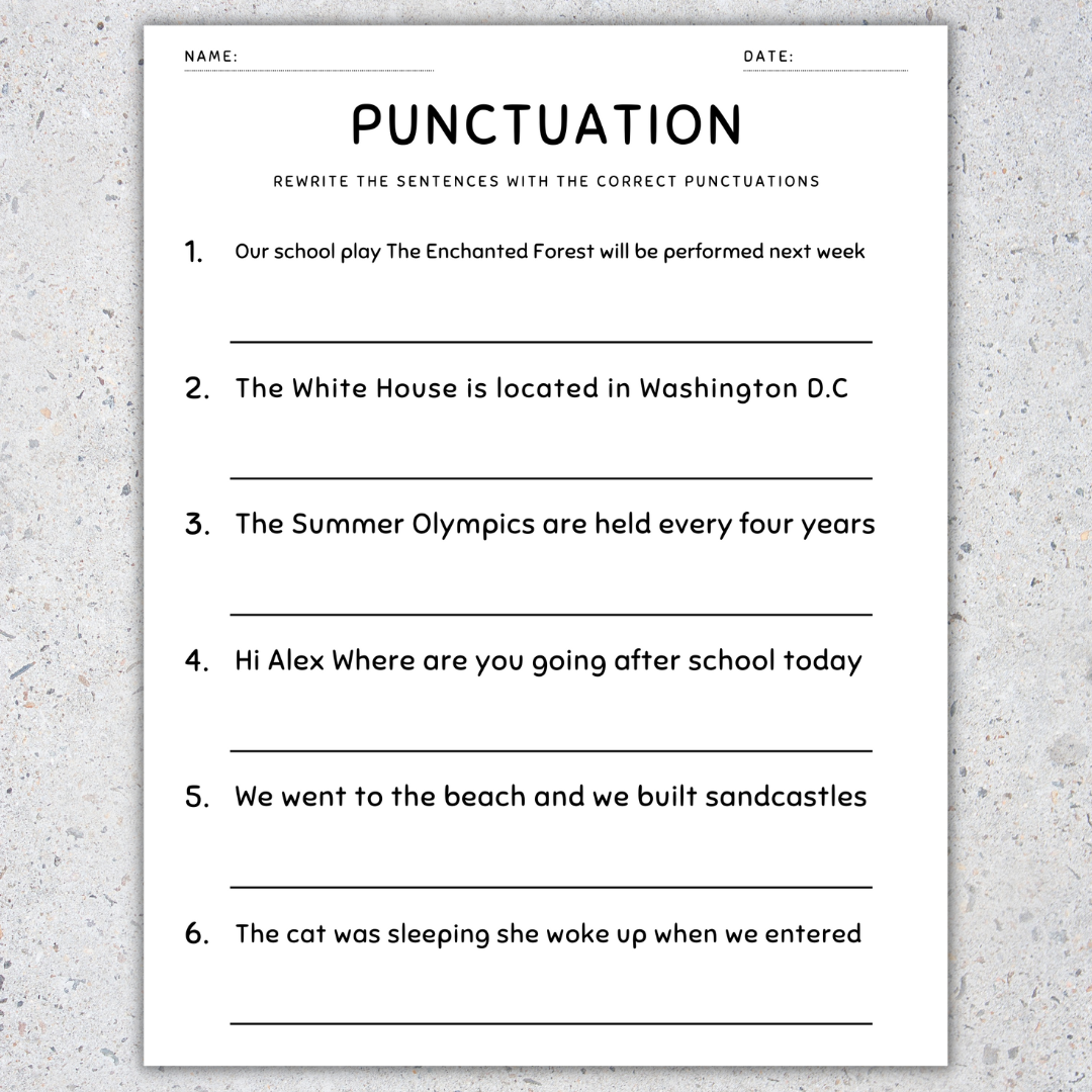 Grammar Worksheet For Grade 5 Archives Skoolon Worksheets Library
