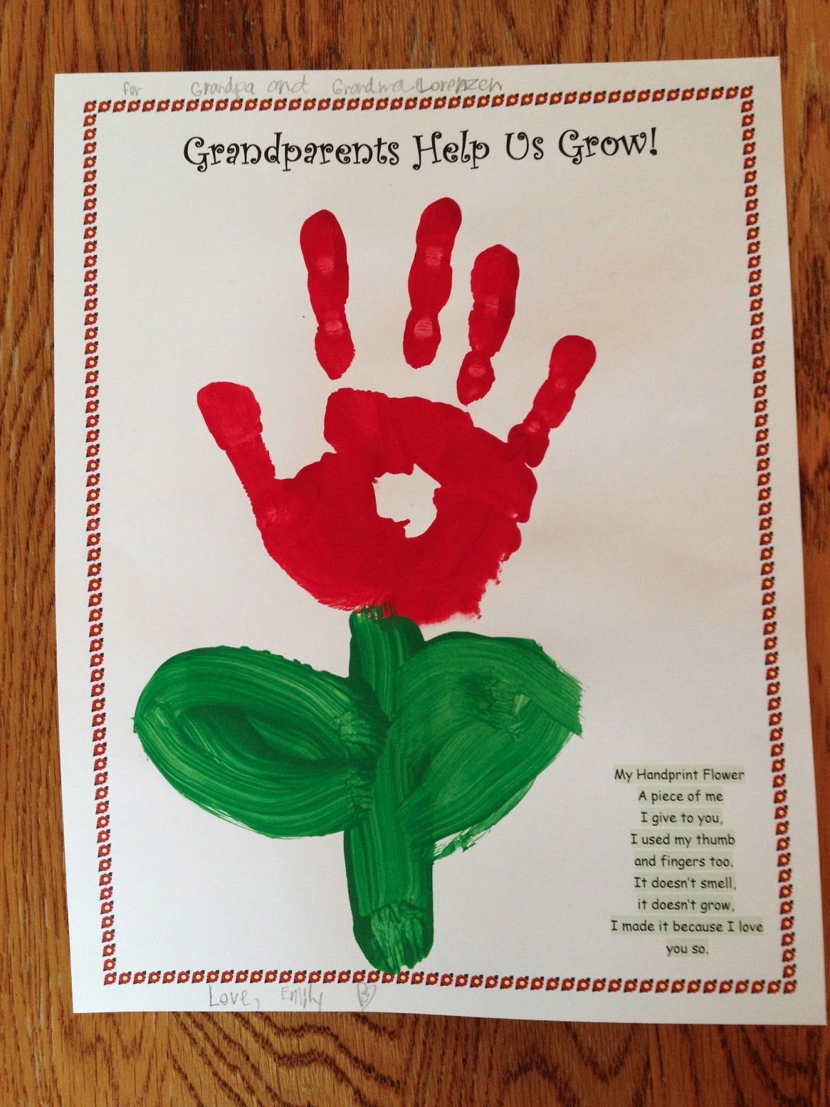 Grandparents Day Crafts Toddlers Design Corral