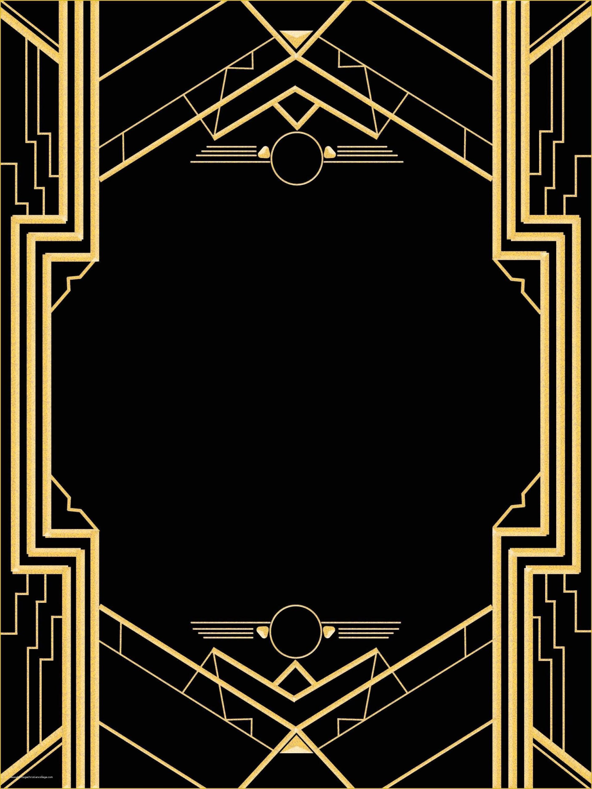 blank great gatsby invitation template