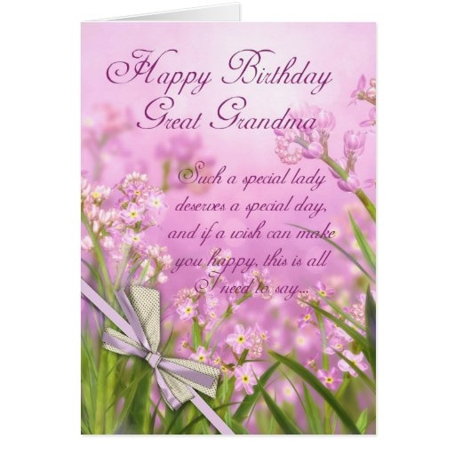 printable birthday cards for great grandma