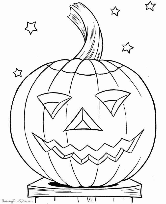 Halloween Coloring Pages 003