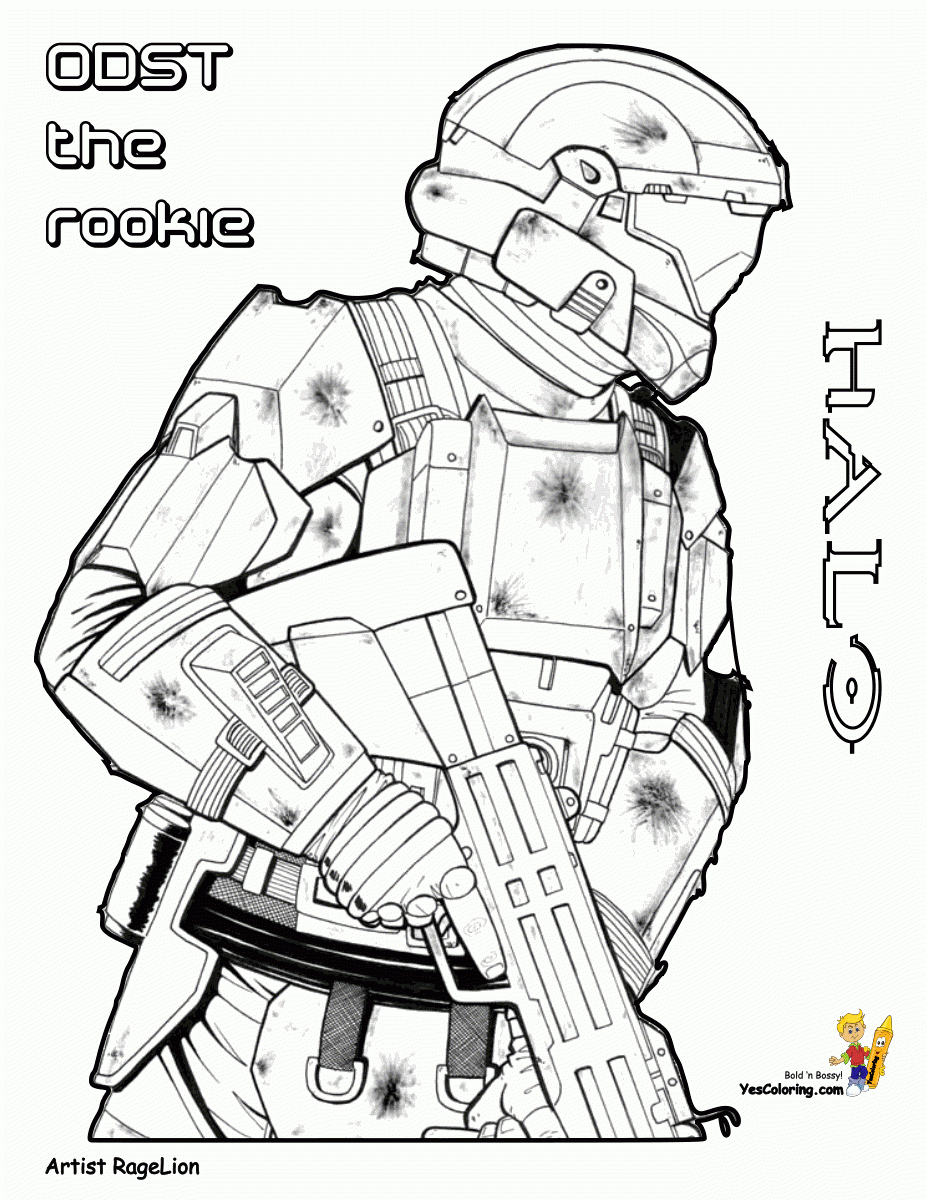 Halo Coloring Pages