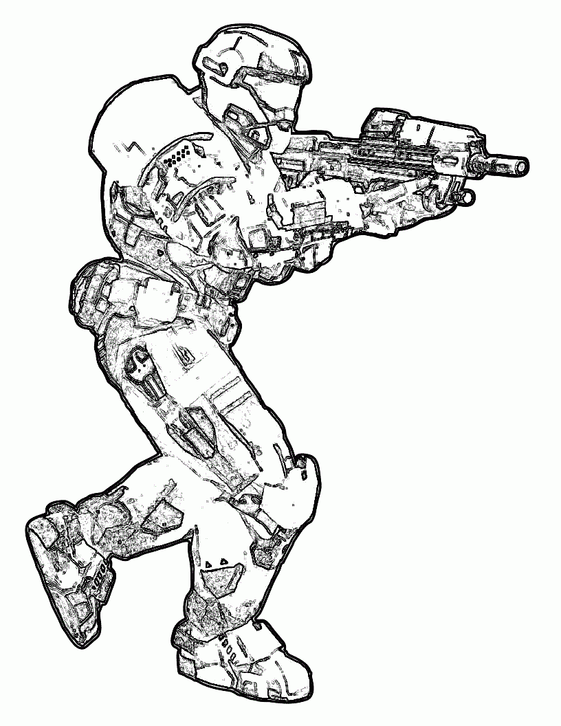 Halo Color Pages Coloring Home