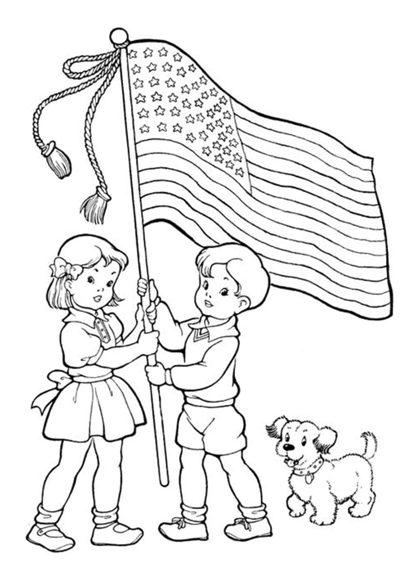 free 4th of july color pages