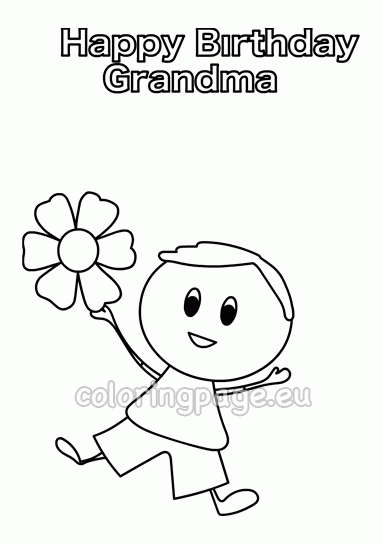 printable birthday card grandma
